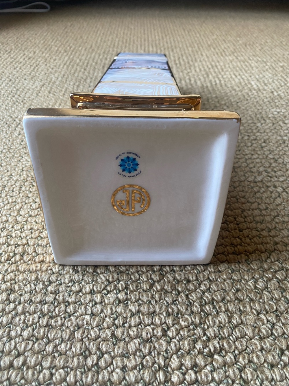 Jonathan Adler - Obelisk Fireplace Match Box - Picture 3 of 6